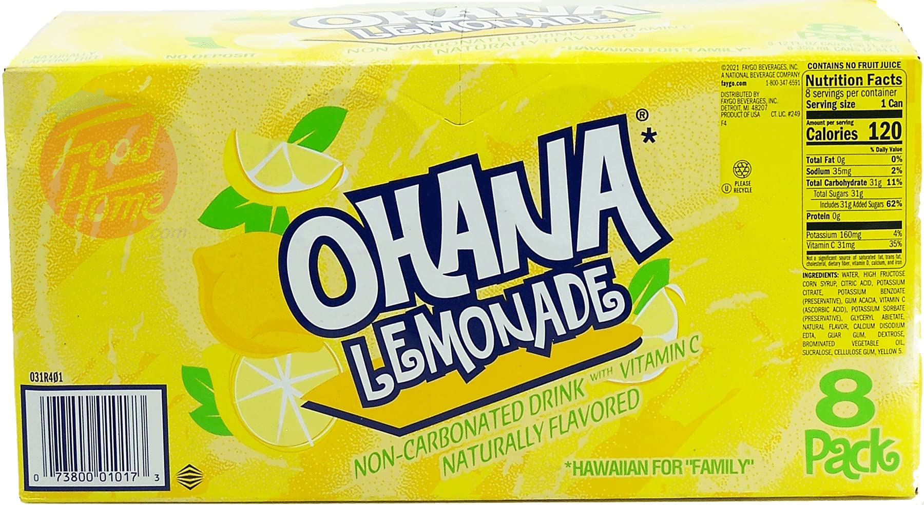 ohana！ Amazon.com : Ohana! lemonade, non-carbonated drink, caffeine free