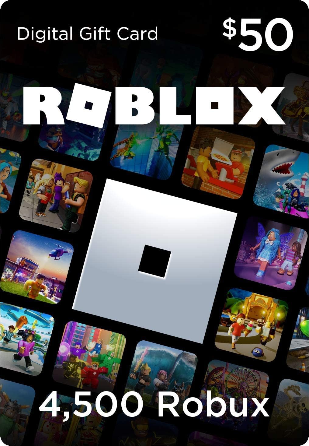Roblox Gift Card Code - $50 Roblox Credit / 4500 Robux [Online Game Code]-picture-11