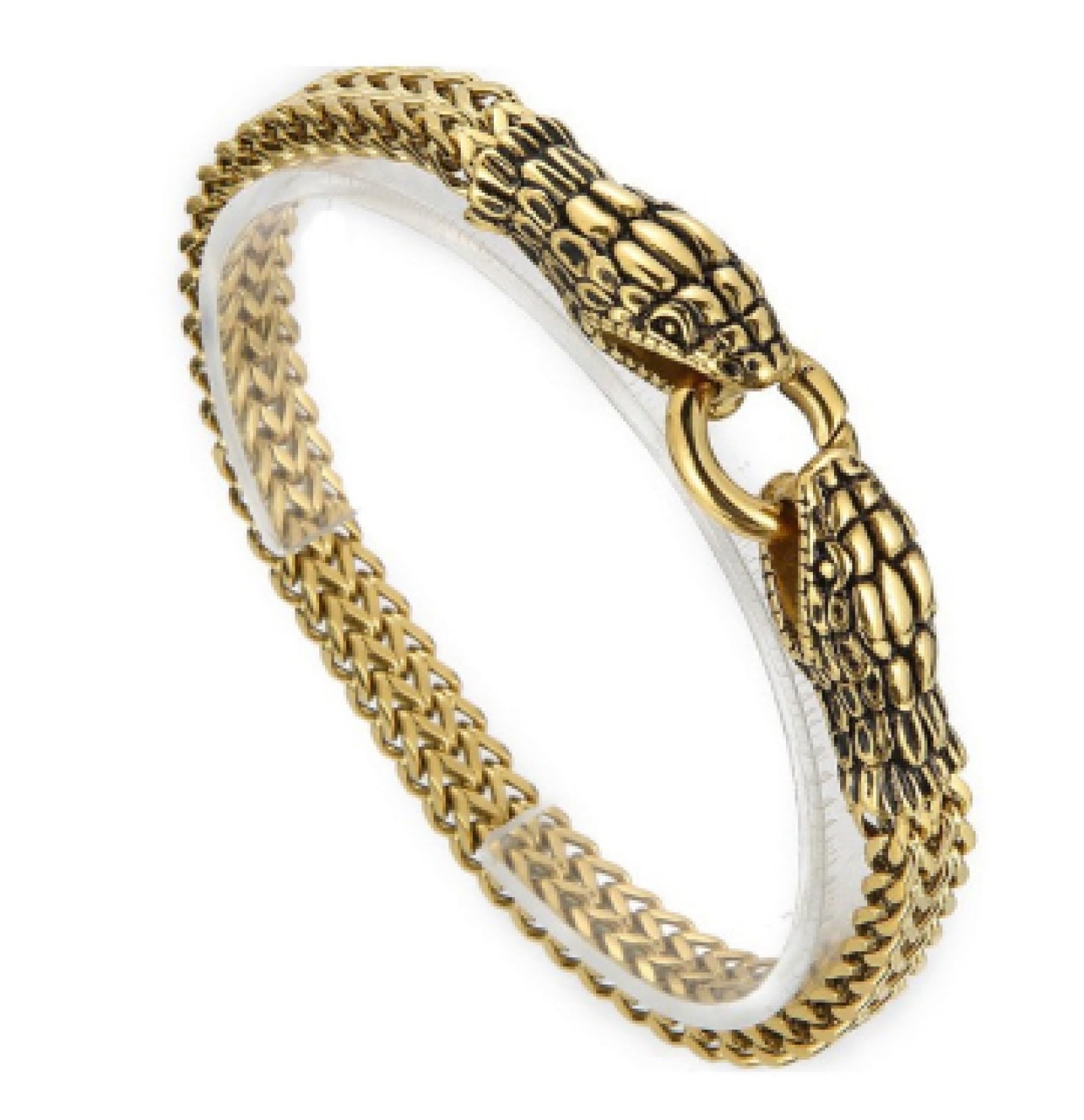 Pulsera Pulseras Hombre Regalo Brazalete Cadena De Serpiente Punk Caballeros Pulsera Pulsera Simple Regalo