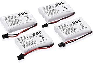 EBL BT-446 Cordless Phone Battery 1000mAh 3.6V Ni-MH Replacement Rechargeable Battery for Cordless Phone BT-446, BT-1005, TRU8885, TRU8885-2 (4-Pack)
