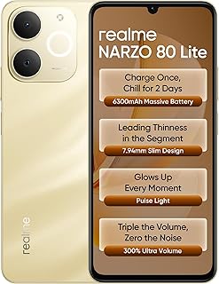 realme NARZO 80 Lite 4G (Beach Gold, 6GB+128GB) | 6300mAh Segment's Biggest Battery | 7.94mm Slim Design | 300% Ultra Volume | Pulse Light: 9 Colors, 5 Glow Modes | Ai Assist-picture-14