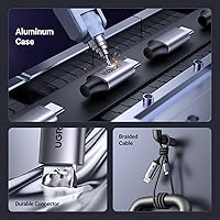 Vista 7 de UGREEN - Cable USB C a DisplayPort 1.4 8K@60Hz 4K@240Hz Unidireccional Thunderbolt 4/3 a DisplayPort Cord USB C a DP 32.4Gbps Compatible con iPhone