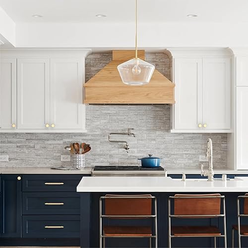 Miniatura 10 de Coinkoly Paquete de 10 tiradores de gabinete negro mate de 7-12 pulgadas (7.559 in) moleteados para gabinetes de cocina, tiradores de cajón,