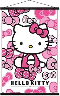 12 Hello Kitty Bedroom Ideas for Cute Playful Themed Charm 21 Trends International Hello Kitty: 16 Core - Bows Wall Poster with Magnet...