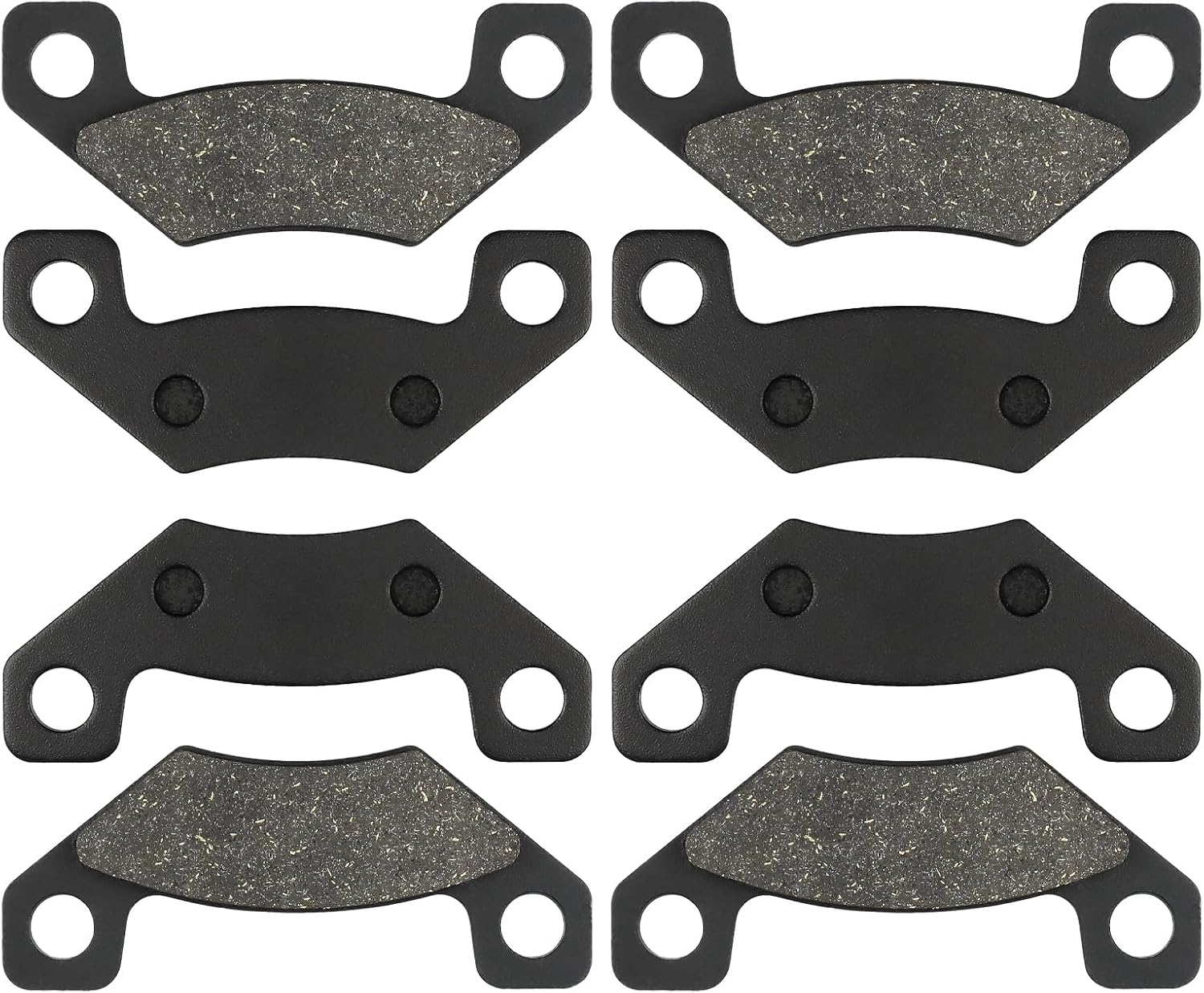 Front & Rear Brake Pads Compatible with John Deere Gator HPX 2004-2008 HPX 4x2 4x4 Trail Gator 2010-2011 Diesel 2010 Gator TX Turf 4PX 2004-2005