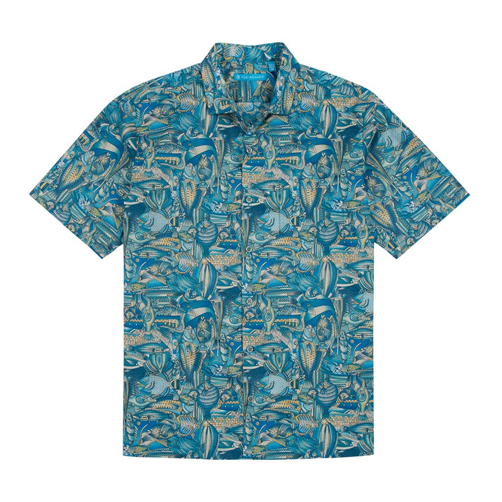 Tori Richard Marquises Cotton Lawn Camp Shirt