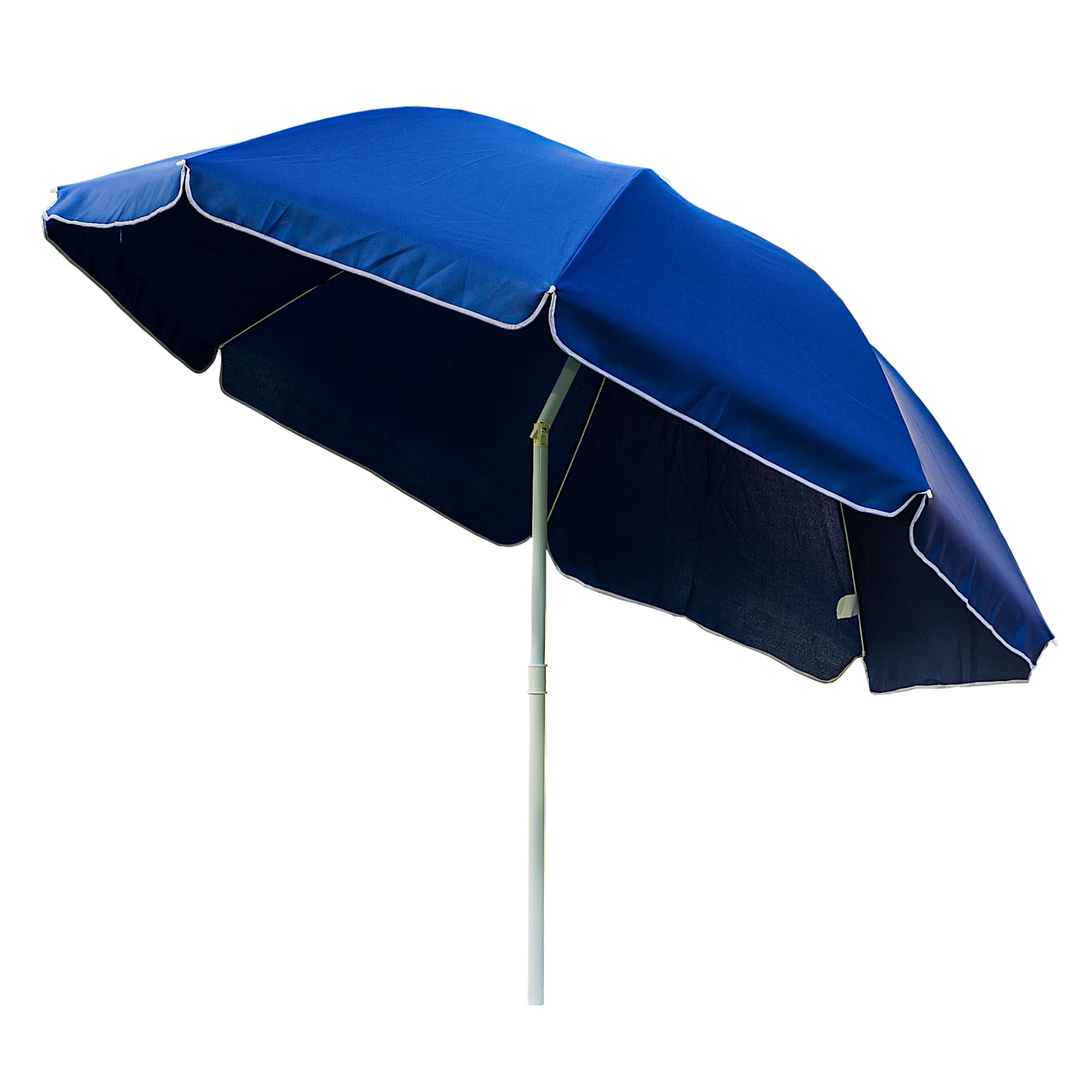 botle Komplett-Set Sonnenschirm + Schirmständer für den Garten Material Polyester/Stahl/Polypropylen 3 Farbe Groß D 240cm H 230cm Ständer touristisch leicht bremsfunktion Modern Funktionel