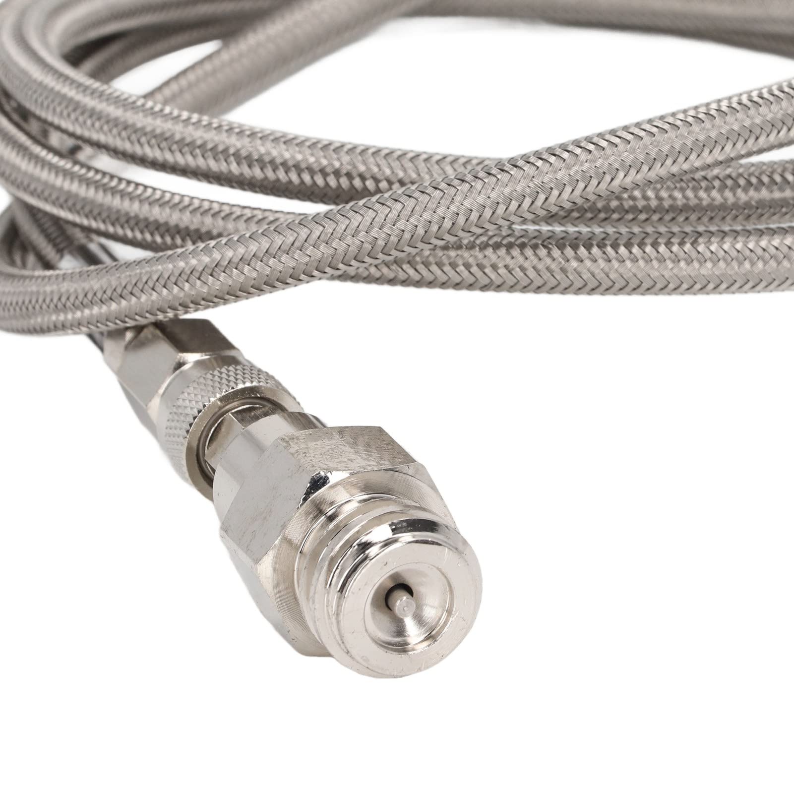Soda adapter napełniający RAGROOF CO2 Cylinder Wkład zbiornik napełniający zbiornik Wysokie ciśnienie 1500 psi dla producentów sodowych mosiądz ze stali nierdzewnej z długim (W21.8–14 do TR21–4)