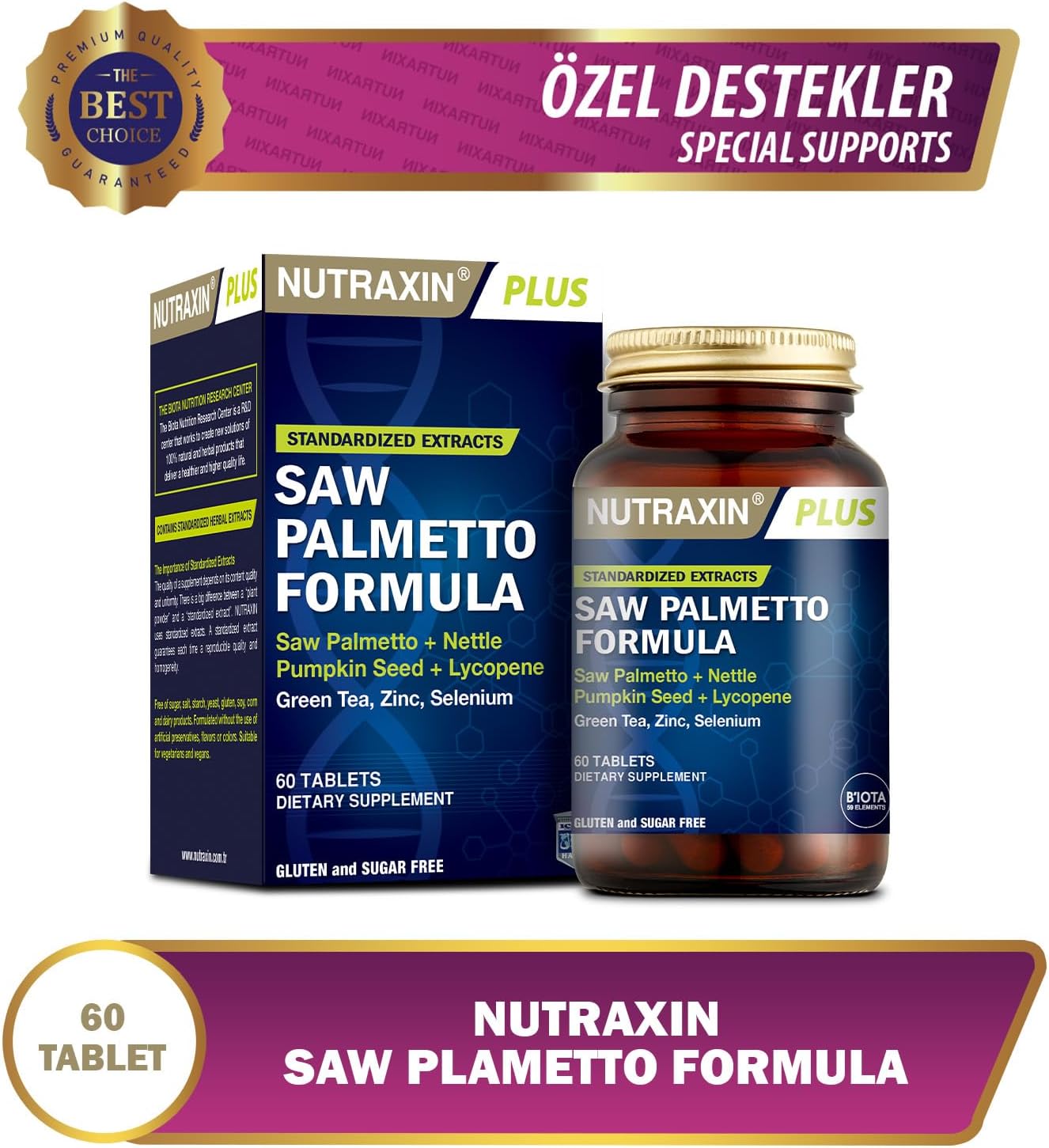 Nutraxin Saw Palmetto Formula 60 Tablet
