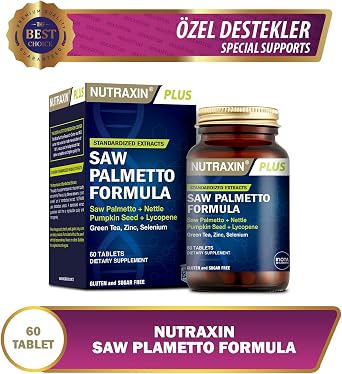 Nutraxin Saw Palmetto Formula 60 Tablets