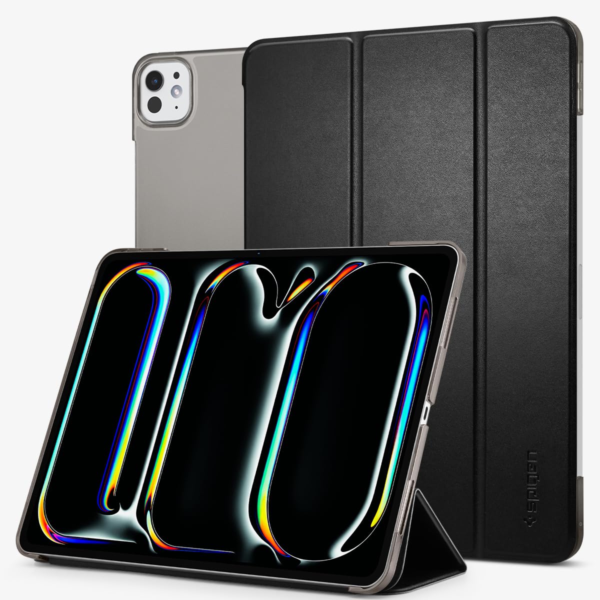 Spigen Smart Fold Full Cover Folio Case Compatible with iPad Pro 13inch M4 (2024) [Auto Sleep/Wake] [Trifold Stand] - Black (B0CW2DG818) Amazon Price History, Amazon Price Tracker