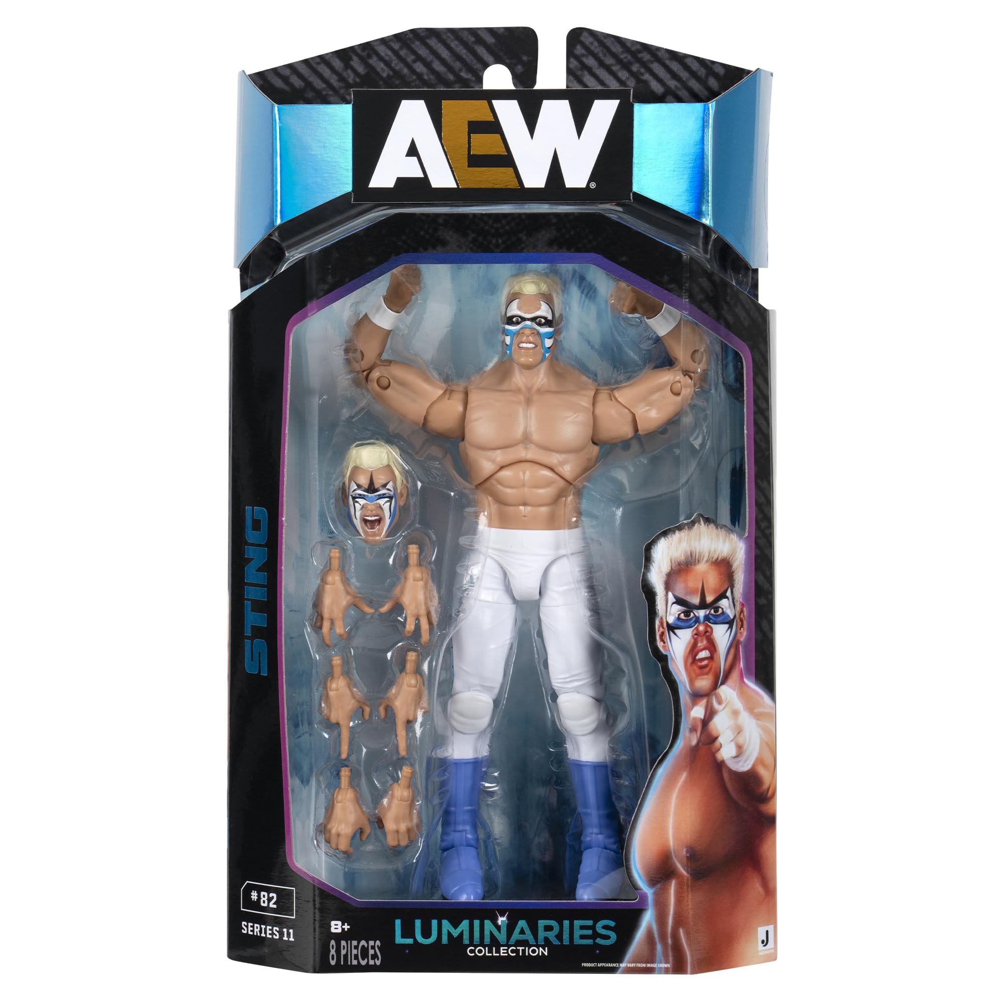 Amazon.com: AEW Surfer Sting Unmatched Series 11 : Toys & Games