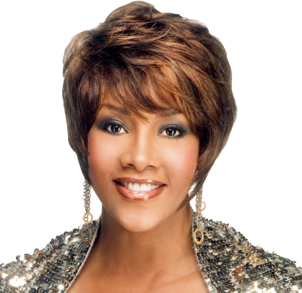Vivica A. Fox H311-V Premium Human Hair, PS Cap Wig in Color FS430
