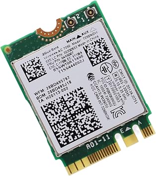 Dual Band Wireless-AC 7260 NGFF M2 Use for Intel AC 7260NGW 802.11ac 2x2 Wi-Fi + Bluetooth 4.0 Compatible with Lenovo Thinkpad T440 T540 X240 W540 L540 L440 Fru 04X6007