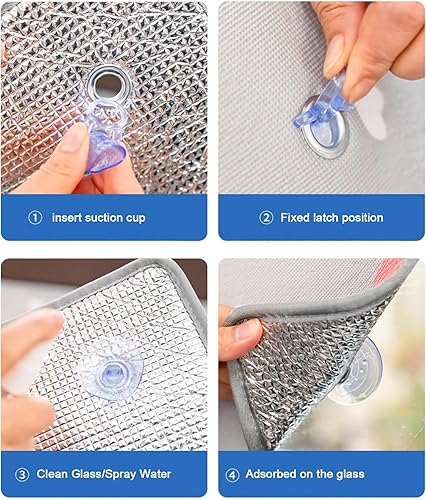 Miniatura 9 de Película reflectante de protección solar de privacidad no adhesiva, tinte total para ventana, bloqueo solar, aislamiento acústico, resistente al