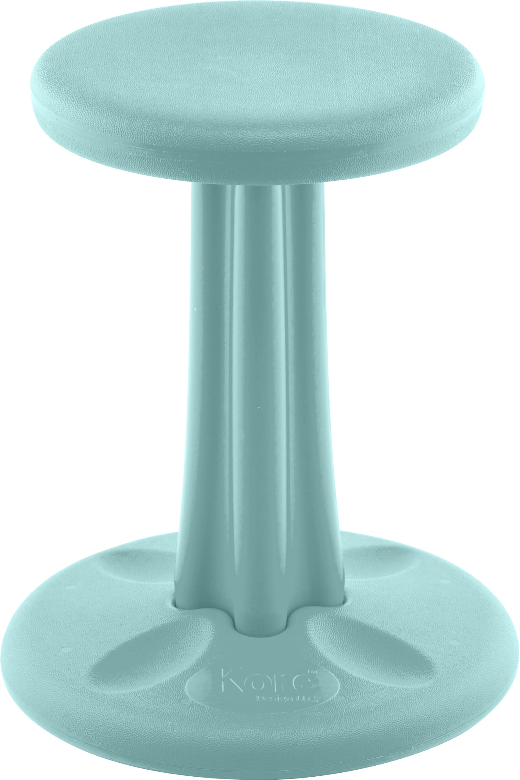 Kore Kids - Silla oscilante para niños, taburete flexible para aula, escuela primaria, TDA/TDAH, fabricado en los Estados Unidos, para niños de 8 a 9 años, grado 3 a 4, color verde azulado (16
