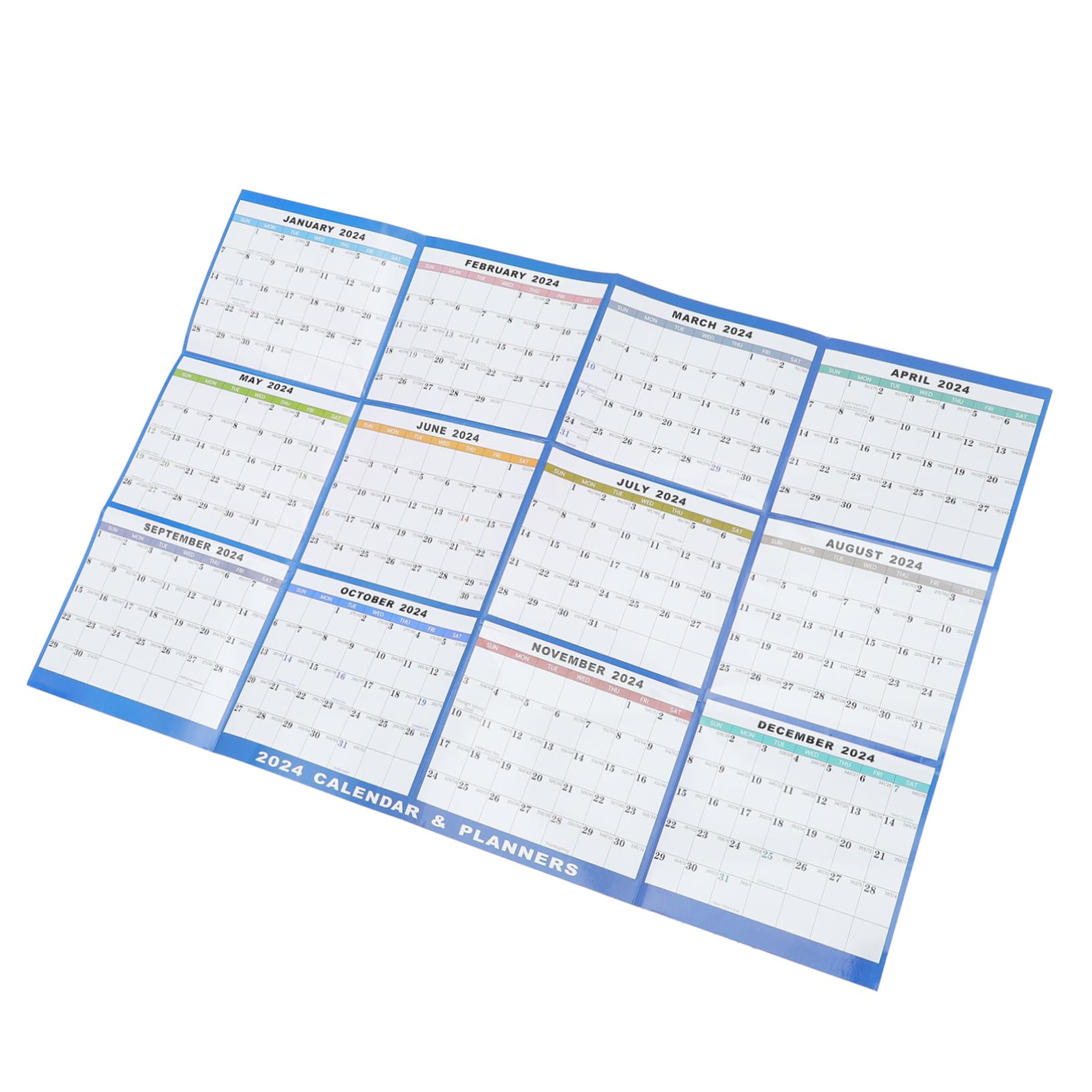 5ensembles Calendrier Mural Effaçable Calendrier Mensuel Et Élégant à Suspendre Pour Planification Maison Et Bureau