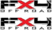 Vista 1 de F150 FX4 Off Road Calcomanías F Pegatinas laterales para caja de camión (juego de 2)