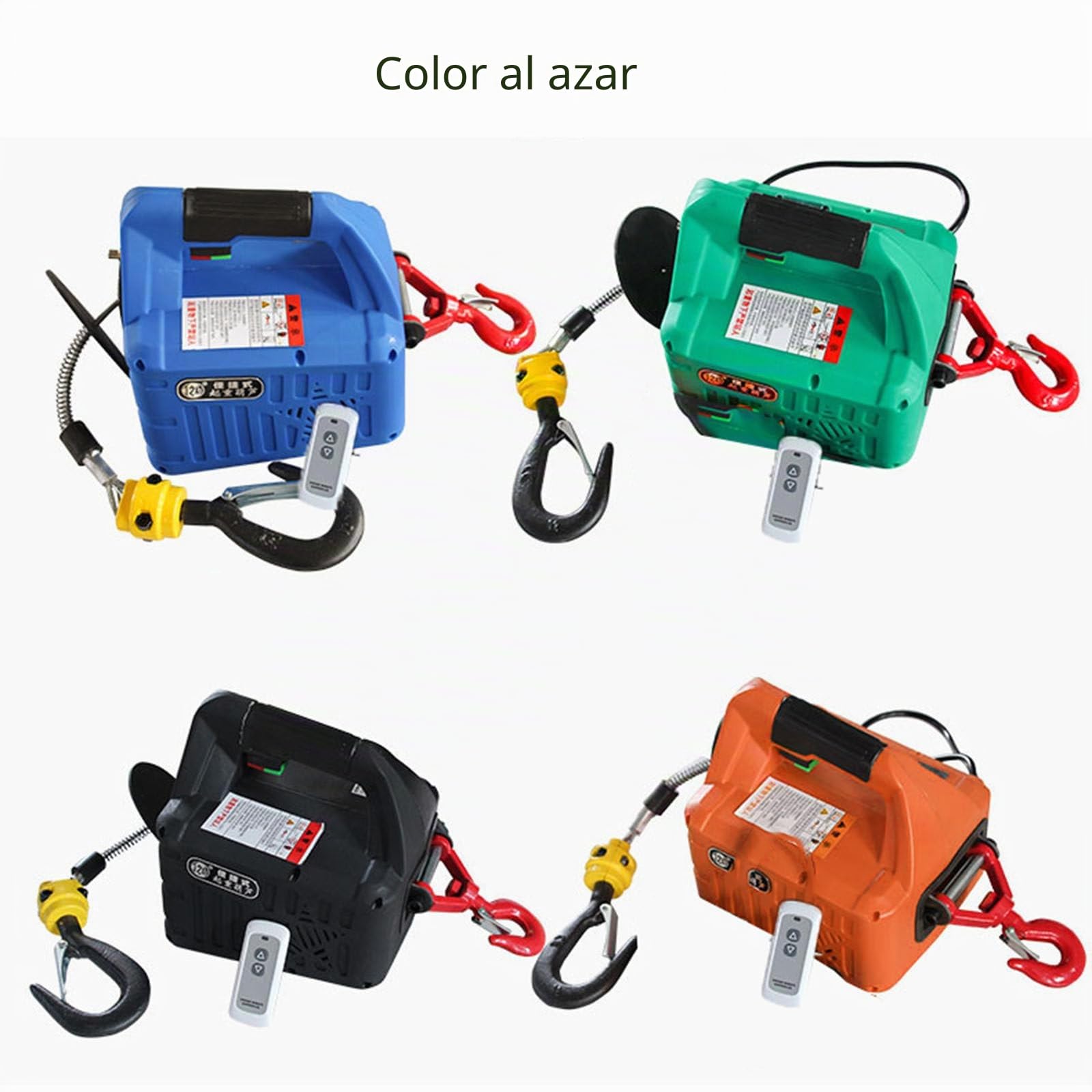Polipasto eléctrico de grúa portátil de 500 KG para automóviles, mejoras para el hogar, manejo de carga, elevación de talleres de producción,200KG19M