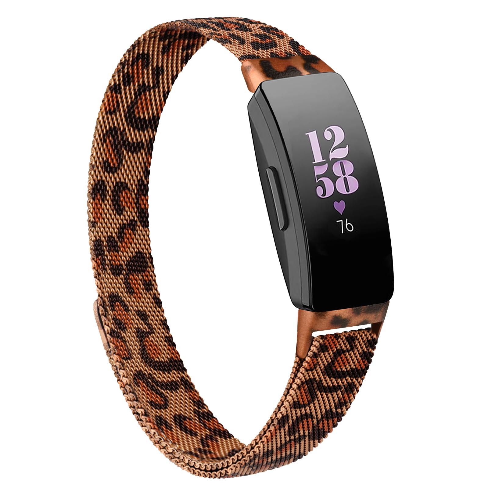 Zoye Fitbit Inspire Strap/HR Strap Replacement Wristband for Inspire HR/2/Ace 2, Leopard, 5.9" - 8.6" - Image 2