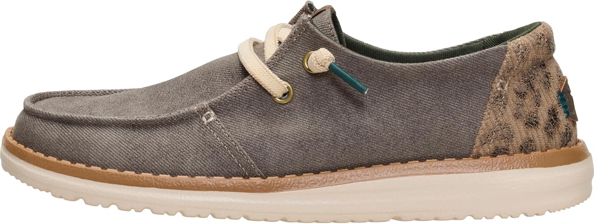 Women's Wendy Workwear Leo Slip On Loafer | Leopard Print Heel