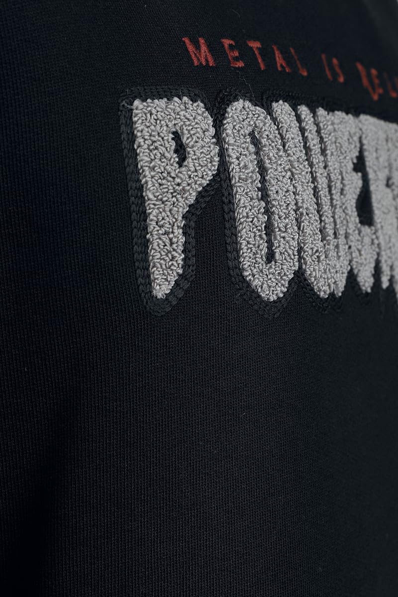 Powerwolf Logo Männer Kapuzenpullover schwarz/dunkelrot Band-Merch, Bands