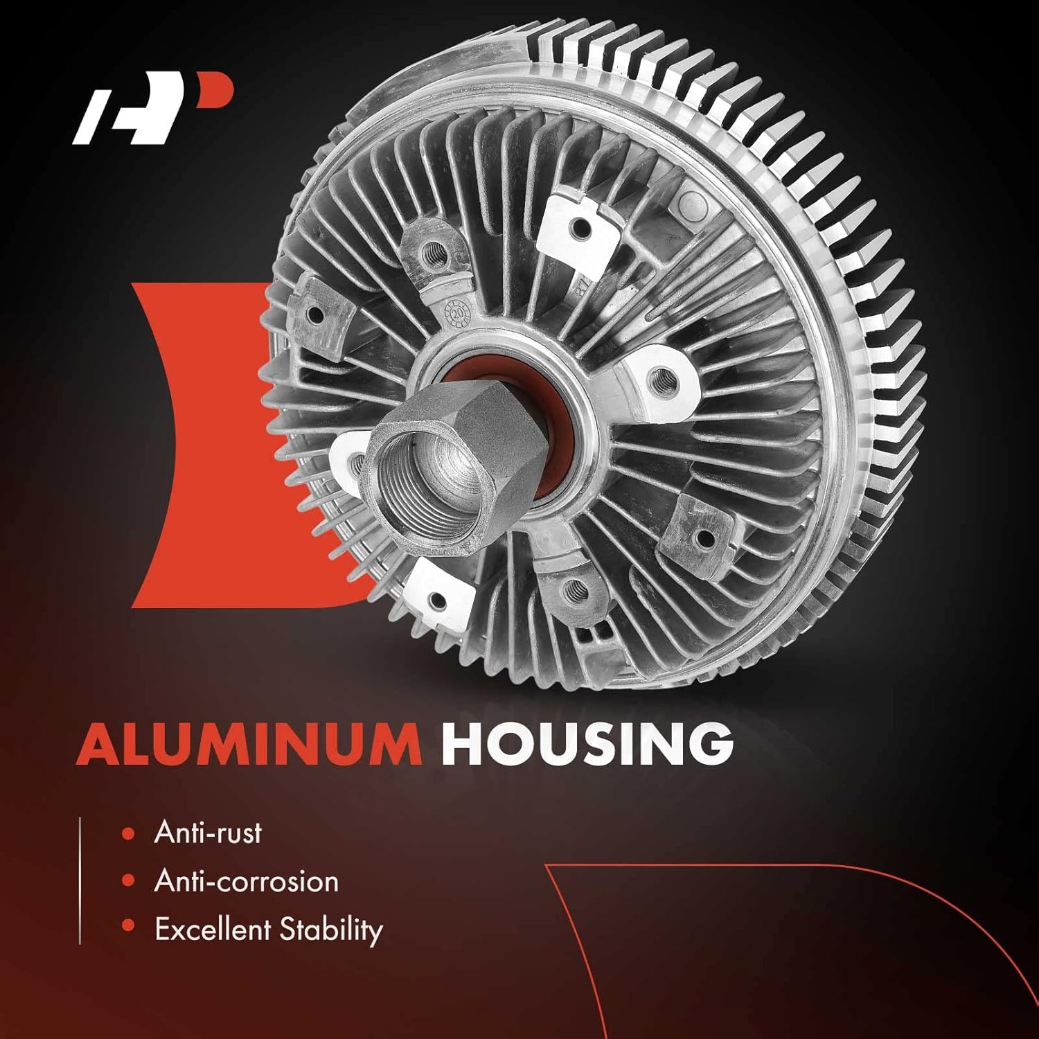 A-Premium Engine Cooling Fan Clutch Compatible with Chevrolet C6500 C7500 Kodiak 2003-2007 & GMC C6500 C7500 Topkick, 7.2L 7.8L