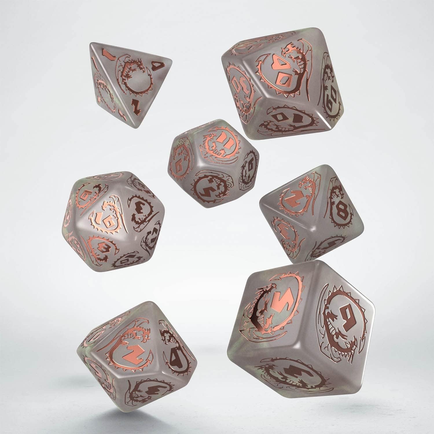 Q-Workshop Dragons Dice Set: Quartz