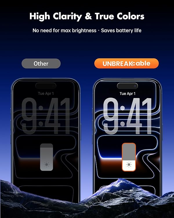 UNBREAKcable Privacy Screen Protector for iPhone 17 Pro, Shatterproof Tempered Glass [True 28°Anti Spy] [9H Hardness] [Easy Installation Frame] Private Protector for iPhone 6.3inch-2 Pack by UNBREAKcable - Used condition - Image 8
