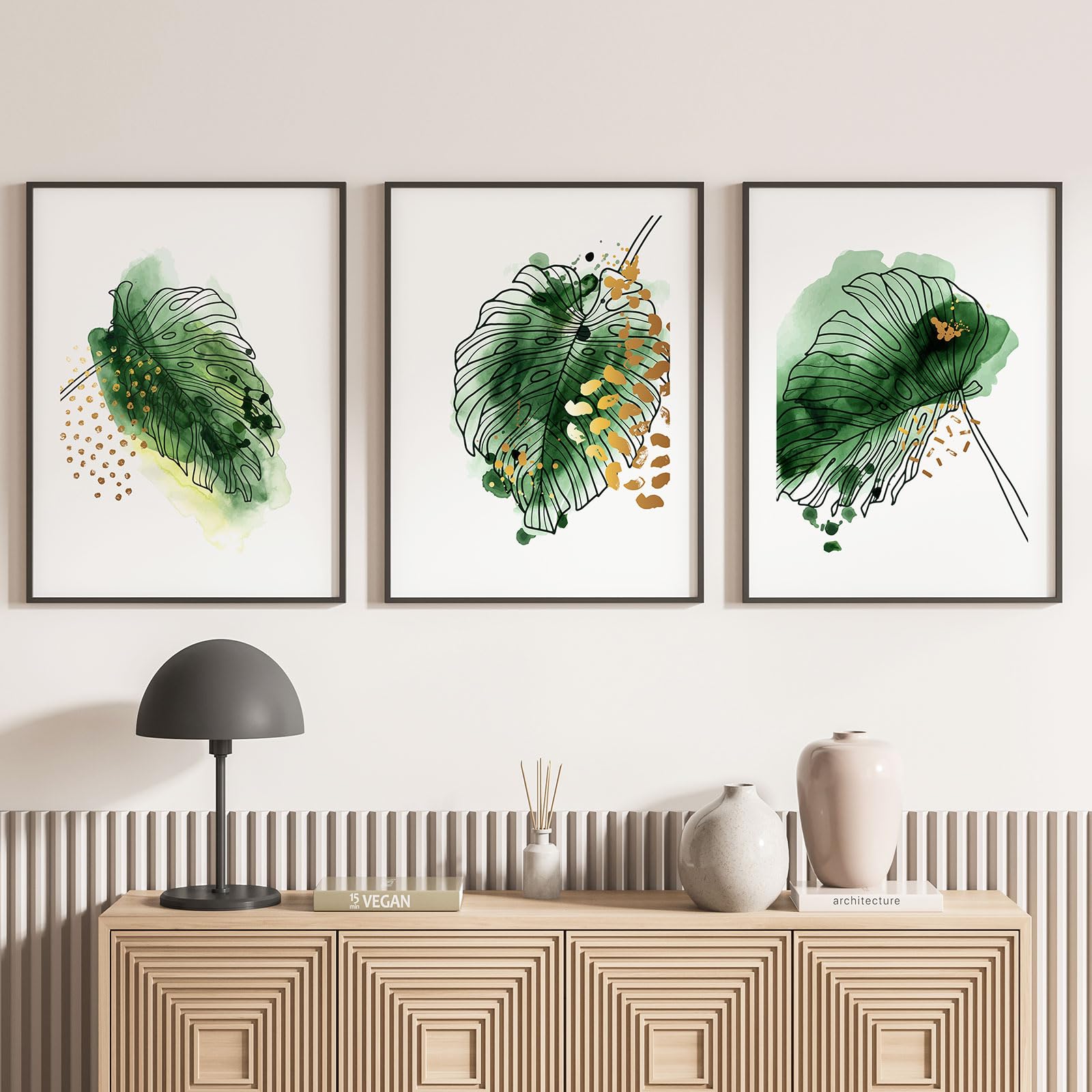 Set di 3 poster trittico – fogli 3617682402359 – foto a pagina intera – 3 poster – 70 x 100 cm (cornici non incluse)