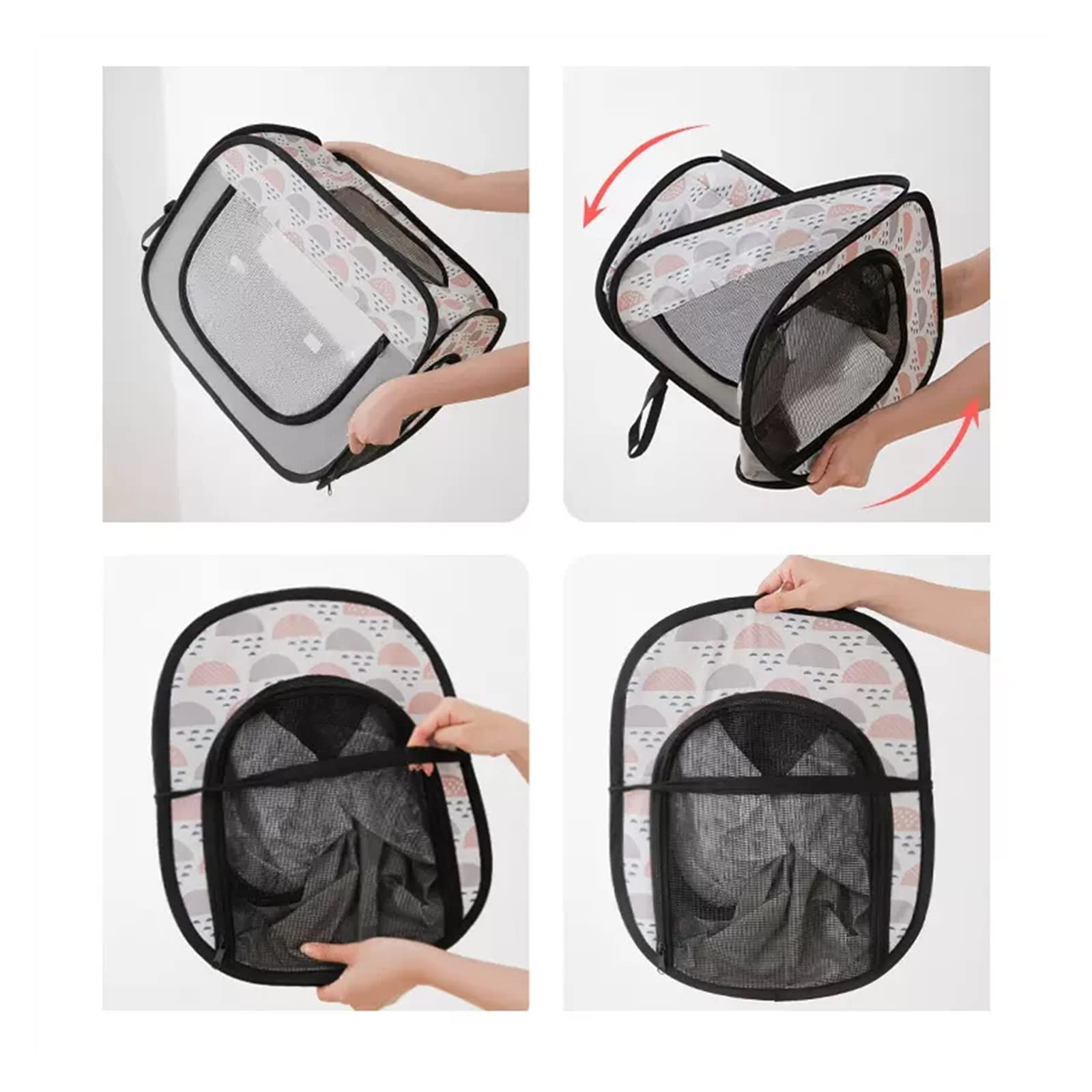 PEVSCO Essiccatore per Animali Domestici Pet Drying Box Dryer Dog Hair Blower Cat Home Piccola Borsa for asciugare Il Bagno Essiccatore per Cani (Size : M)