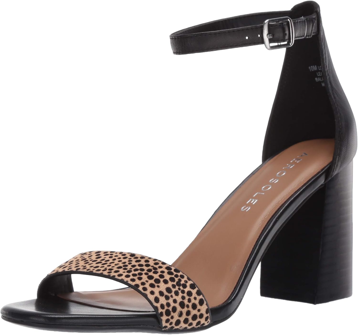 Aerosoles Women's Long Beach Heeled Sandal, Tan Combo, 5.5 M US