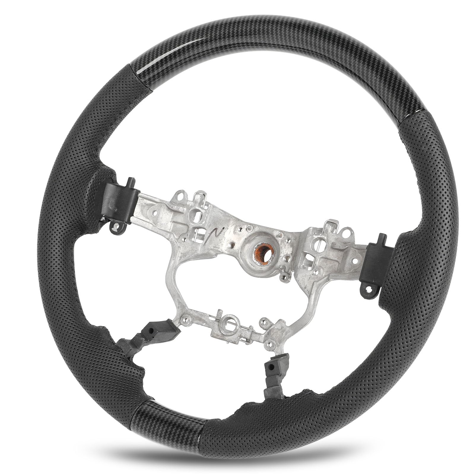 Sostituzione del volante in pelle traforata Hydro Dip Design innovativo per il comfort di guida (Stile in fibra di carbonio)