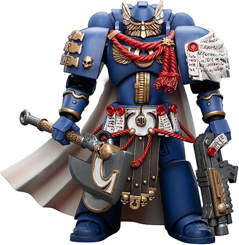 Miniatura 2 de JOYTOY Warhammer 40,000 118 Figura de acción Ultramarines Honour Guard 2 Colección Figuras modelo (4.88 pulgadas)