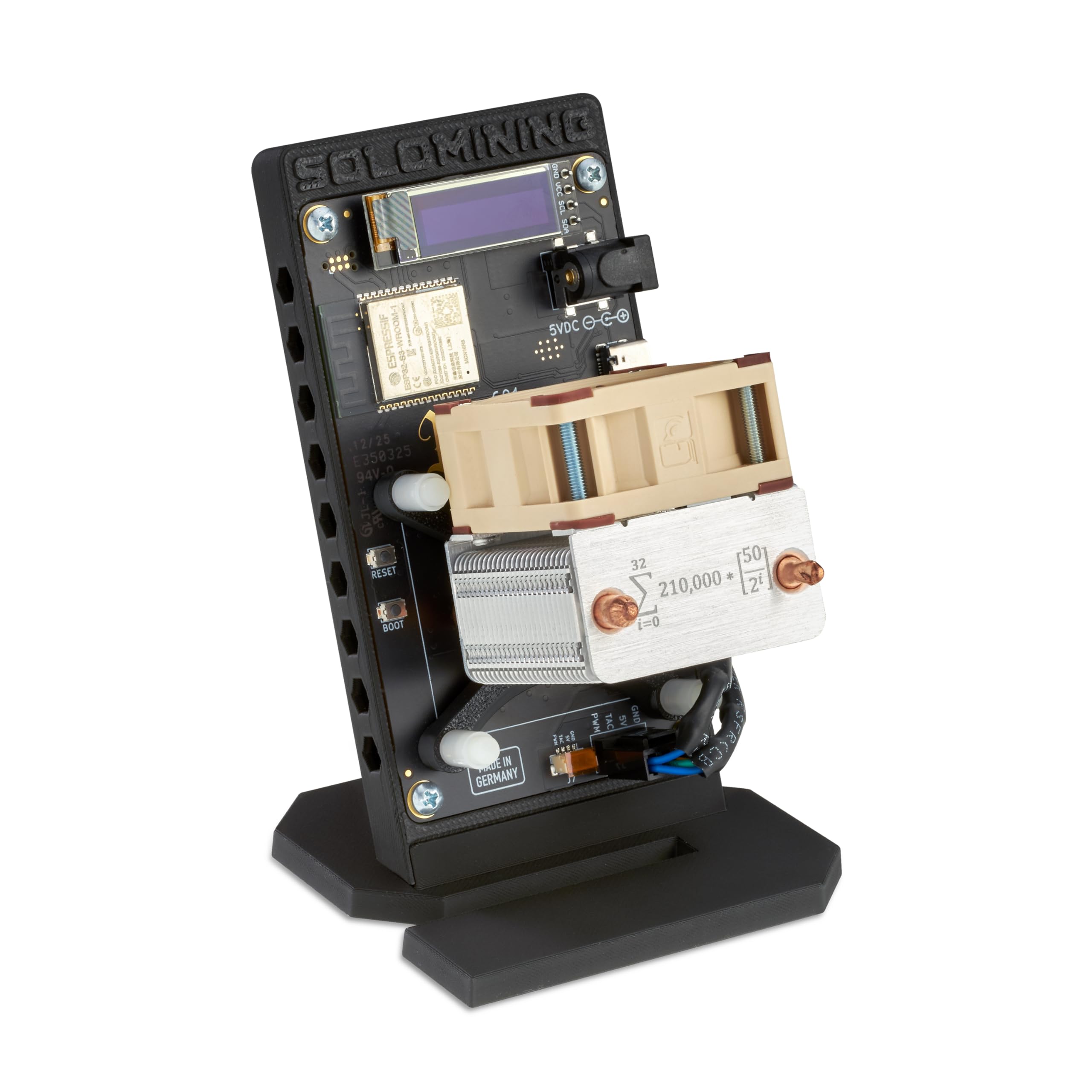 Pimp My Bitaxe Upgrade Kit Basic | Disipador térmico ICE-Tower Noctua NF-A4x20 PWM | Divisor Y para 2º ventiladores | Incluye pasta térmica NT-H2 y adaptador 3D | para Bitaxe Gamma