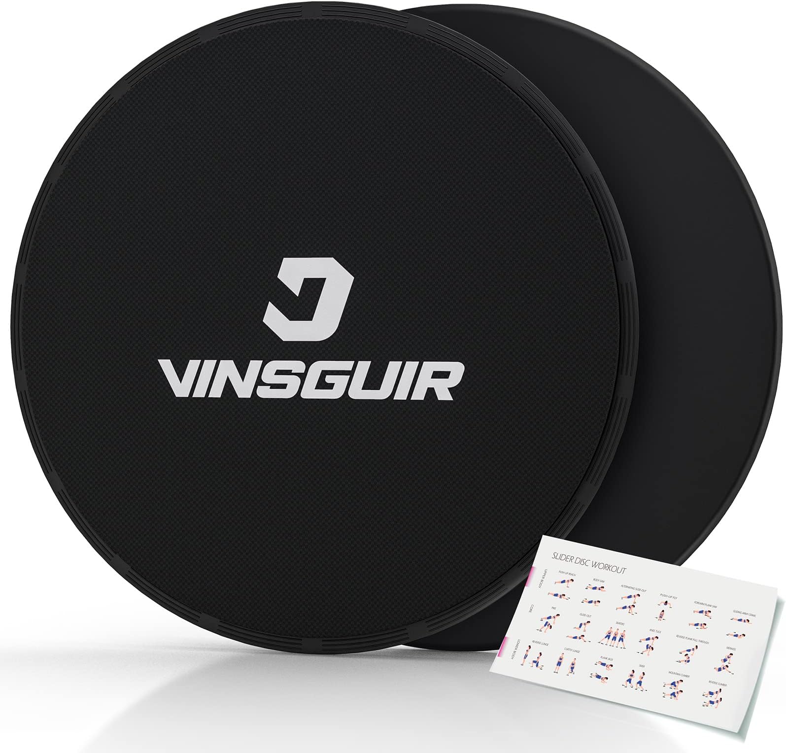 Vinsguir Core Sliders for working out,Dual Sided Workout sliders for exercise fitness ab workout,Exercise Gliding Discs,Gliders for Exercising & Core Strength Training