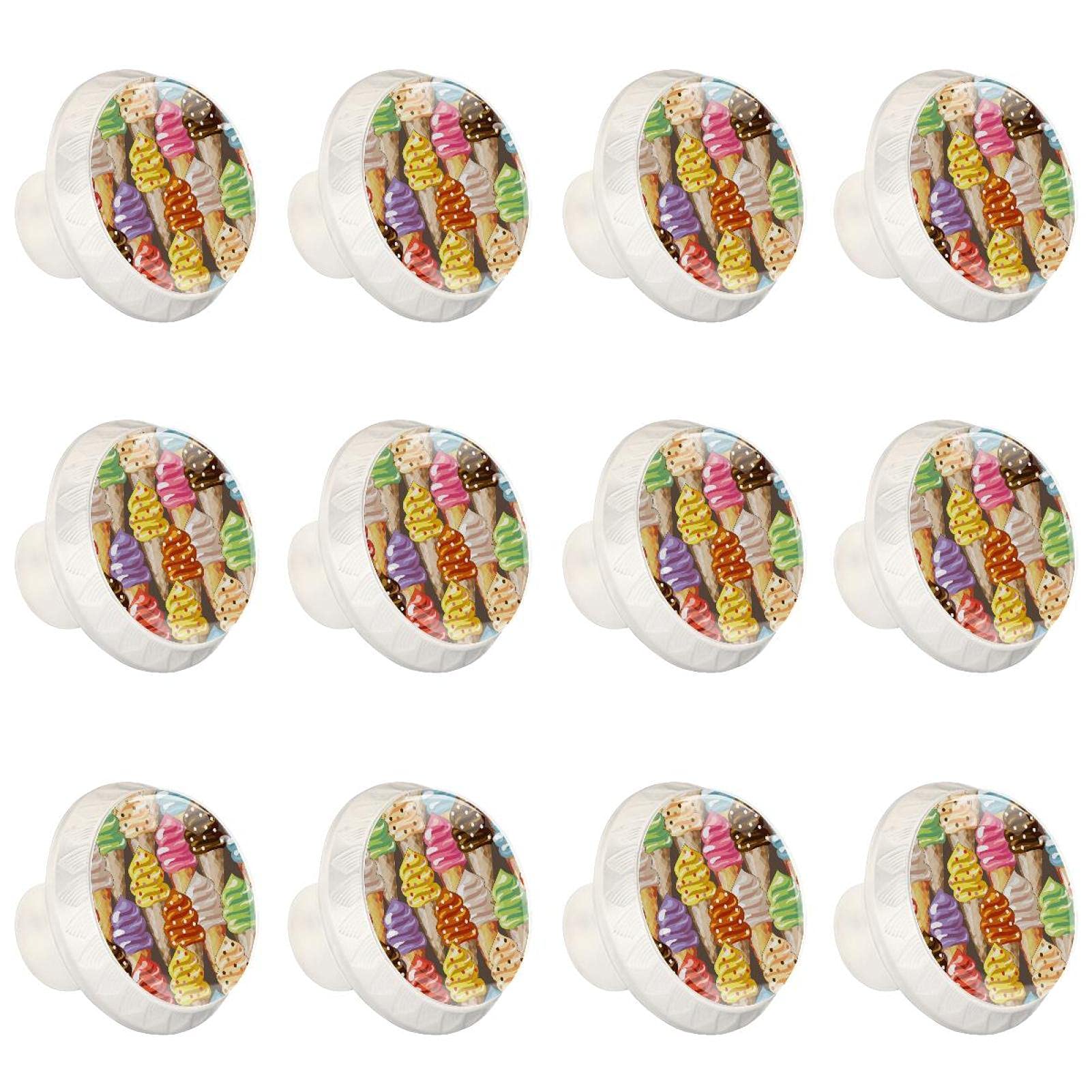 Boutons d'armoires de cuisine poignées de tiroirs de placard commode 12 PCS