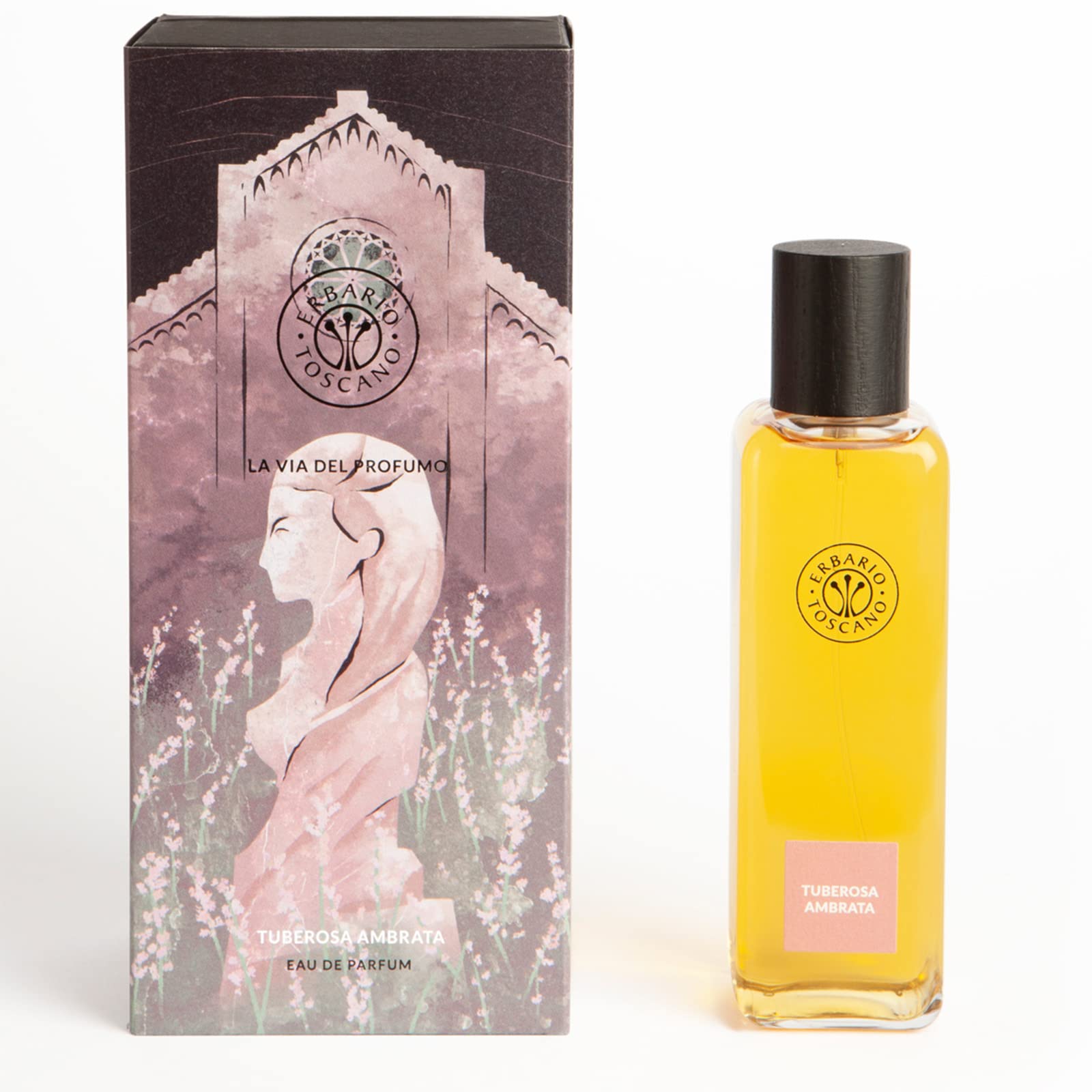 Erbario Toscano, Eau de Parfum, La Via Del Perfumy, Amber Bulwiasty Zapach, 100 ml Zrównoważone opakowanie, Product from Tuscany, Made in Italy.