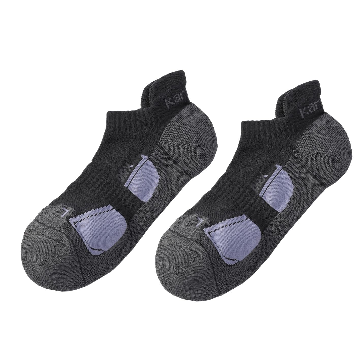 Karrimor Mens 2 Pack Running Socks Training Sports Grey 7-11