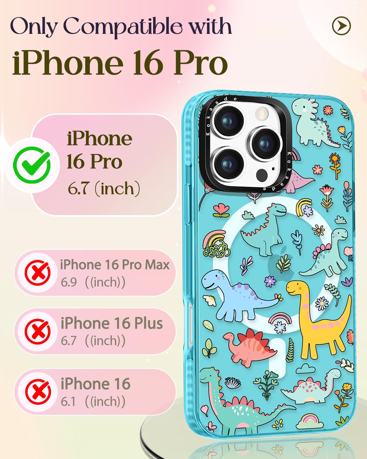 Sonix Phone Case For IPhone 15 Pro Max | Compatible With MagSafe | 10ft Drop Tested | Strawberry Shortcake Vintage - View #4