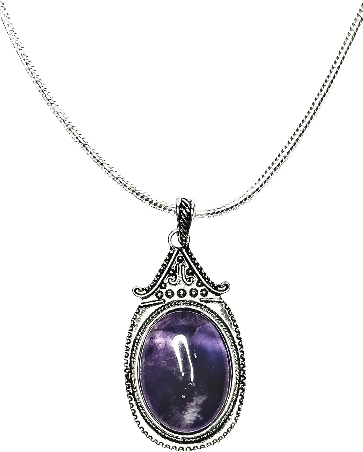 Amethyst pendant necklace - Image 2