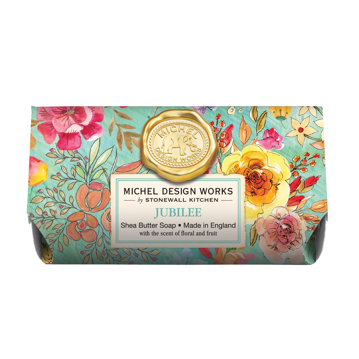 Michel Design Works Large Bath Soap Bar, Jubilee