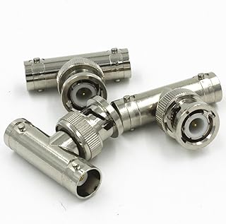 BNC Male To 2 BNC Female Coaxial RG59 T Connector Adapter quick ship from US