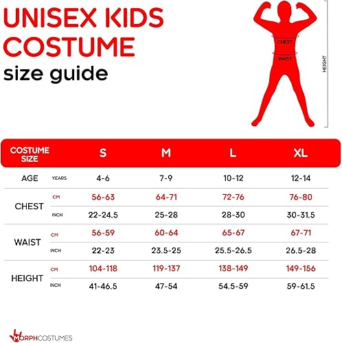 Miniatura 6 de Morph Disfraz de esqueleto eléctrico para niños, disfraz de esqueleto para niños, disfraz de esqueleto para niños, disfraz de esqueleto de Halloween