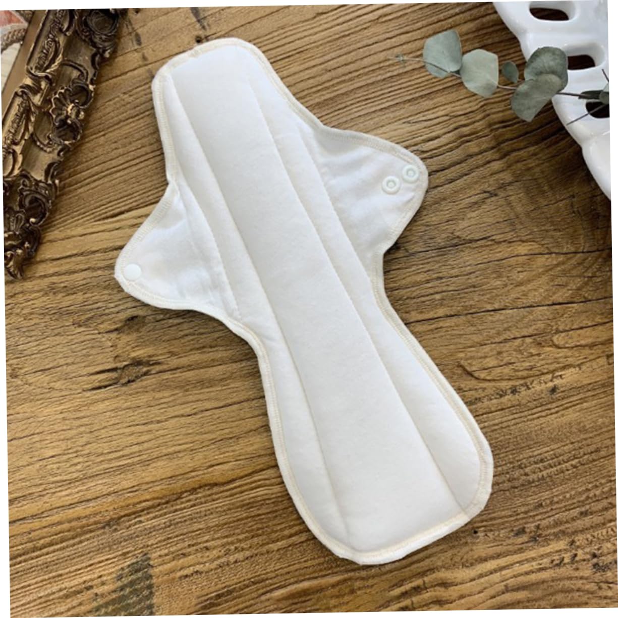Compresas Menstruales Reutilizables De Algodón Lavables De 3 Piezas Con Protección Contra Fugas Laterales (29 Cm)