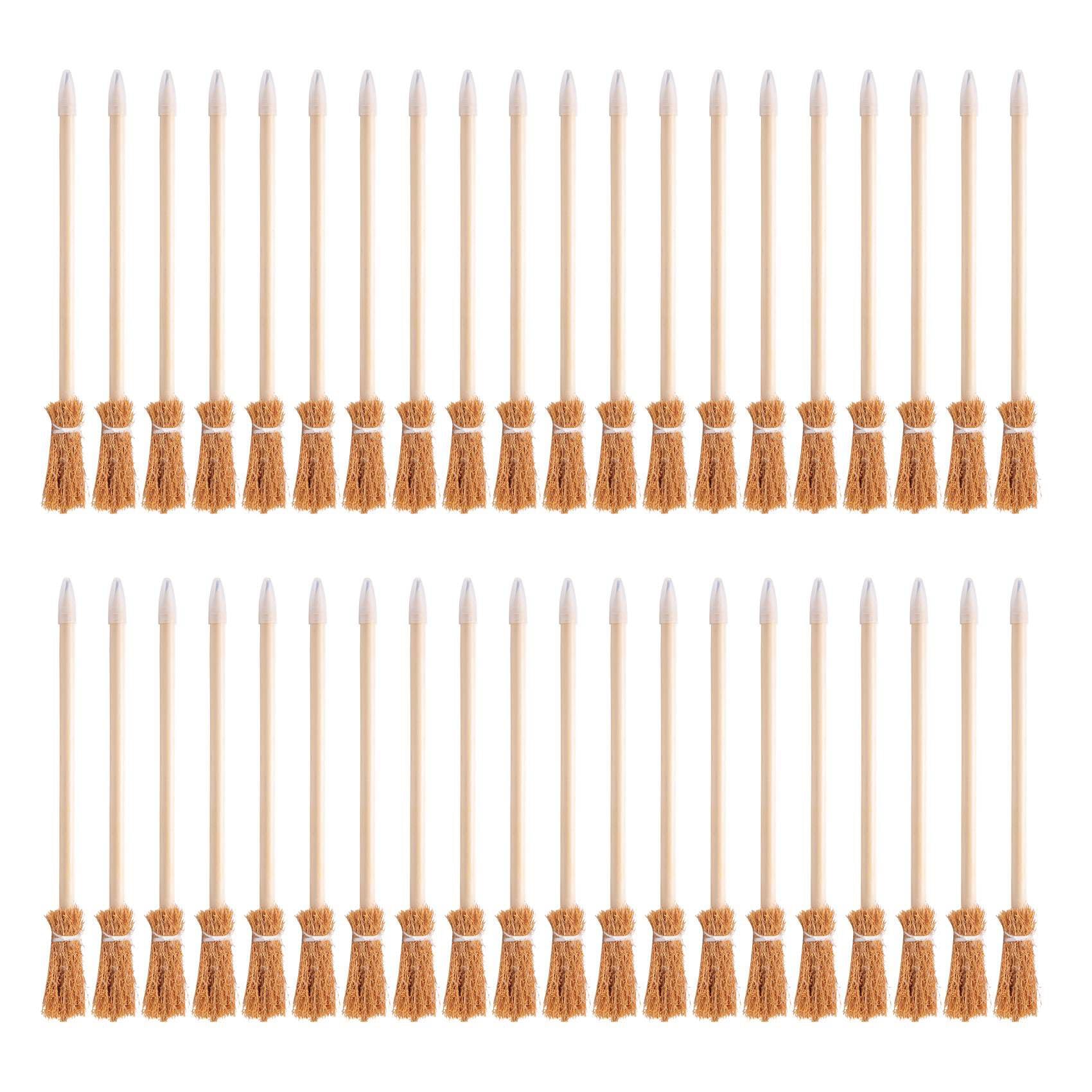 24 Pcs Strega Scopa Matite per Halloween Manico di Scopa Matite un