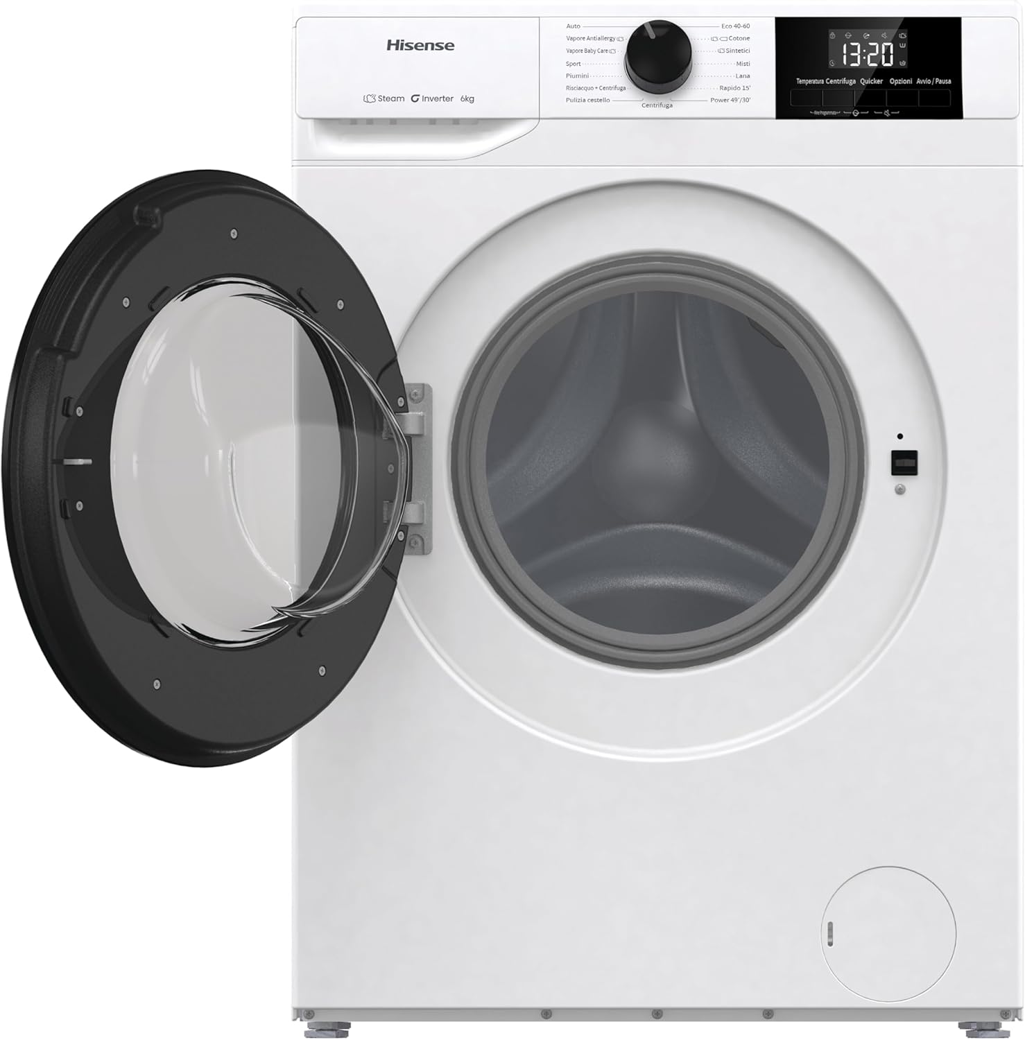 Hisense WF1G6021BW Washing Machine Door Open