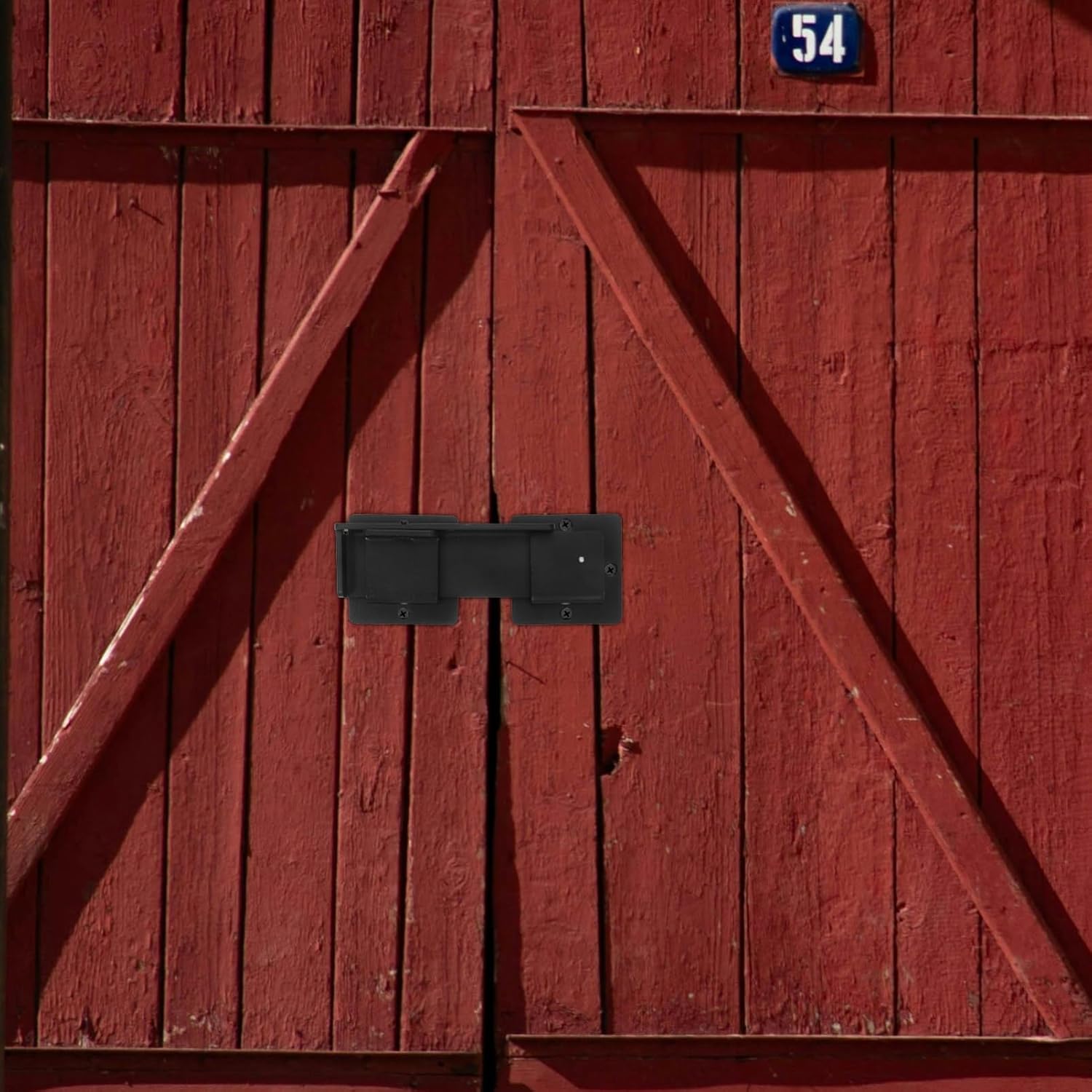 Heavy Duty Adjustable Flip Gate Latch Lock with Padlock Hole Durable Door Latch for Outdoor Wooden Fence Sliding and Swing Barn Doors Easy Installation for Shed and Garage