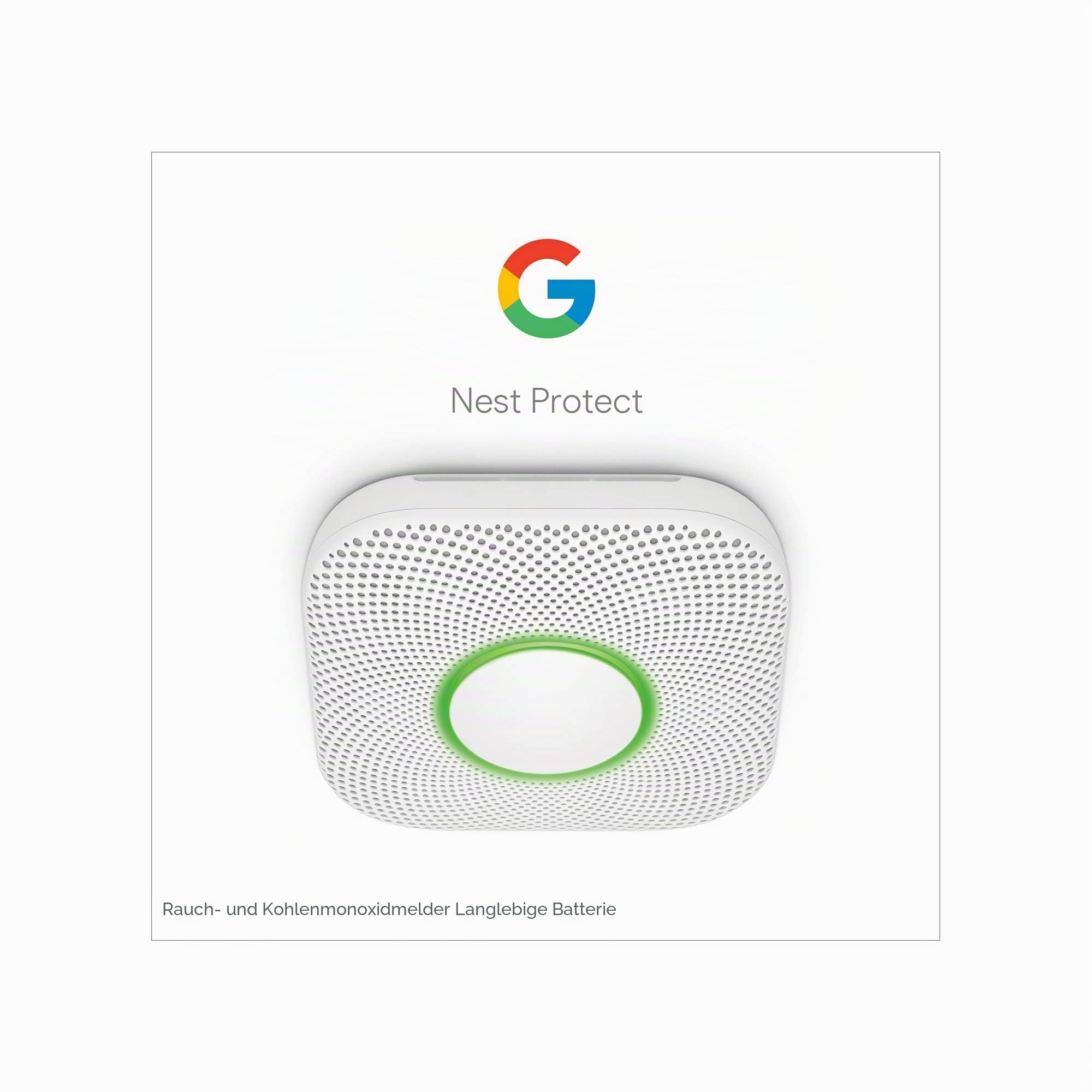 Google Nest Protect, weiß, der Rauchmelder, der alle neidisch Macht.
