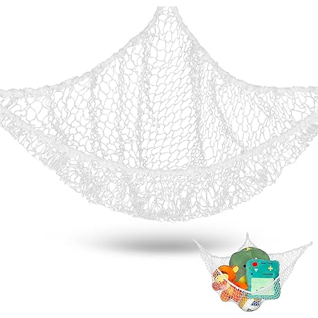 Corner Hanging Storage Net for Stuffed Animals